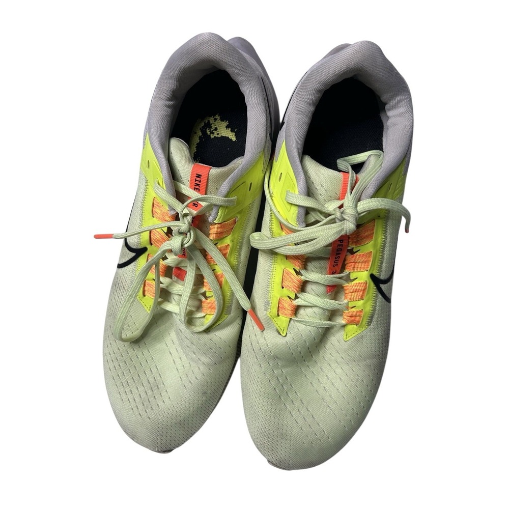 Nike Air Zoom Pegasus 38 Men Size 13 Neon Yellow Green Running Shoes